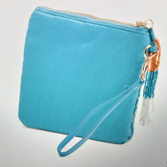 Sincerely Jules Women's Beaded Orange Slice Striped Wristlet - Picture 5 of 6